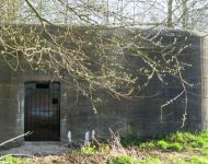 bunker Blakstraat Herent - nieuwe deur met invliegopening voor vleermuizen